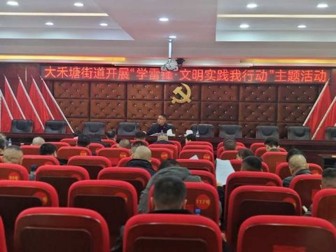 邵东市大禾塘街道开展“3.5”学雷锋纪念日主题志愿活动